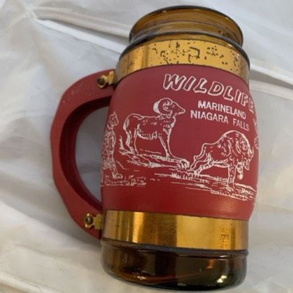 Wildlife of Canada Marineland Niagara Falls Souvenir Brown Mug